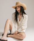 Load image into Gallery viewer, Ames Packable Straw Cowboy Hat