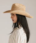 Load image into Gallery viewer, Ames Packable Straw Cowboy Hat
