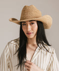 Load image into Gallery viewer, Ames Packable Straw Cowboy Hat