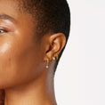 Load image into Gallery viewer, Birthstone Charm Hoop Earrings
