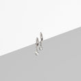 Load image into Gallery viewer, Birthstone Charm Hoop Earrings
