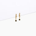 Load image into Gallery viewer, Birthstone Charm Hoop Earrings
