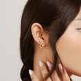 Load image into Gallery viewer, Mini City Hoop Earrings

