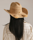 Load image into Gallery viewer, Ames Packable Straw Cowboy Hat
