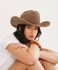 Load image into Gallery viewer, Ames Packable Straw Cowboy Hat
